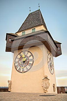 Graz clock tower photo