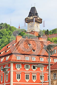 Graz Schlossberg Clock Tower