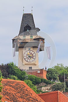 Graz Schlossberg Clock Tower