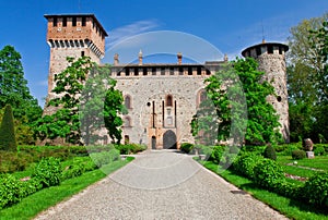 Grazzano visconti castle photo