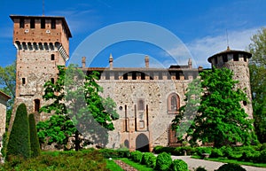 Grazzano visconti castle photo