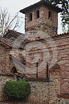 Grazzano Visconti, a medieval village in Northern Italy