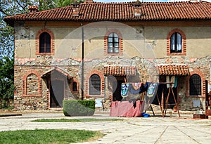 Grazzano Visconti, a medieval village in northern Italy