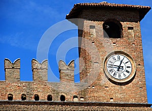 Grazzano Visconti, a medieval village in northern Italy