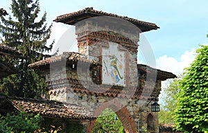 Grazzano Visconti, a medieval village in northern Italy photo