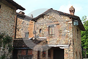 Grazzano Visconti, a medieval village in northern Italy