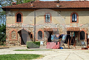 Grazzano Visconti, a medieval village in northern Italy photo