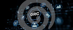 GRC Governance Risk and Compliance concept