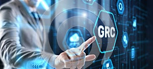 GRC Governance Risk and Compliance concept