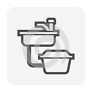 Grease trap icon