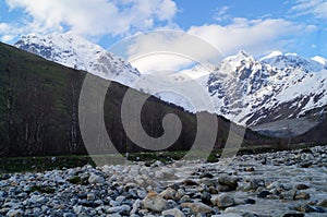 The great Adishi glacier photo