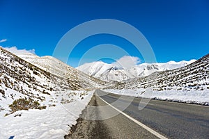 Great Alpine highway Arthurs Pass. New Zealand