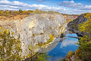 Great America VelkÃ¡ Amerika quarry, Czech Karst, Central Bohemian region, Czech republic