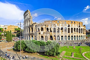 great ancient Colosseum, Rome