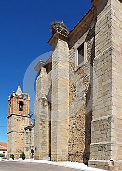 Historic church of la Coronada, Badajoz - Spain photo