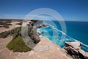 The Great Australian Bight on the Edge of the Nullarbor Plain