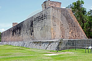 The Great Ball Court at Chichen Itza, Yucatan, Mexico