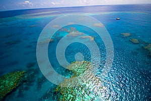 Great Barrier Reef from the sky