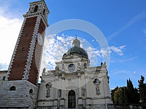 Great Basilica di Monte Berico in Vicenza in Italy photo