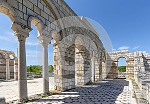 The Great Basilica in Pliska, Bulgaria