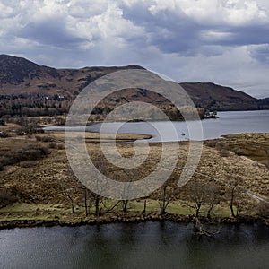 Great Bay and Catbells aerial