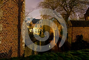 Great Beguinage, Leuven, Belgium at night