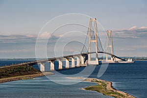 Great Belt Bridge in Denmark