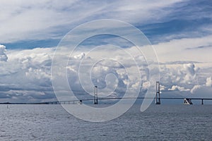 The Great belt bridge, Denmark