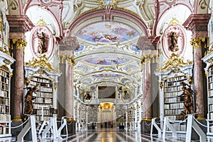 Great biggest library in old abbey