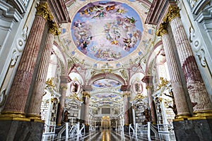 Great biggest library in old abbey