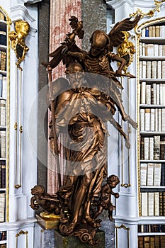 Great biggest library in old abbey