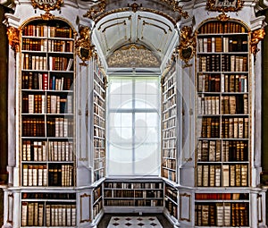 Great biggest library in old abbey