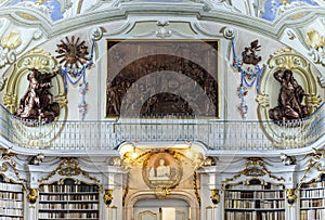 Great biggest library in old abbey