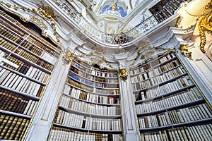 Great biggest library in old abbey