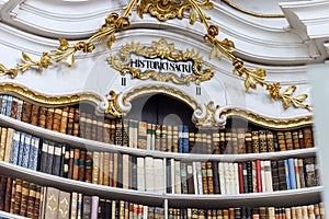 Great biggest library in old abbey