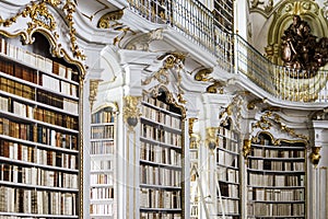 Great biggest library in old abbey