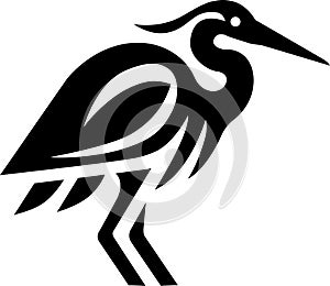 Great Blue Heron Silhouette