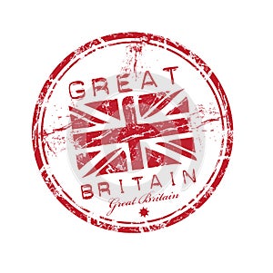 Great Britain rubber stamp