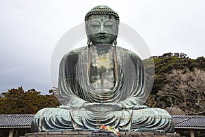 The great bronze buddha sculpture, Kamakura, tokyo, japan