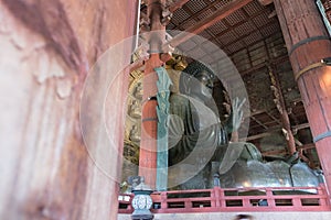 The Great Buddha Daibutsu-Den at Todai-ji temple in Nara, Japa