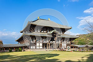 The Great Buddha Hall at Todai-ji in Nara