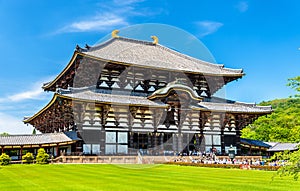 Great Buddha Hall of Todai-ji temple in Nara