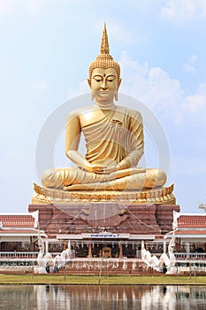 The great Buddha imagery in Ubonratchathani, Thailand