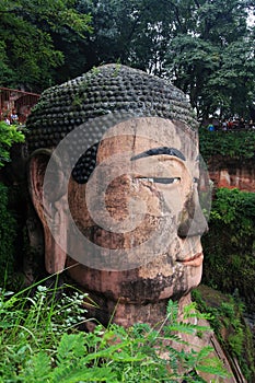 Great buddha in leshan, sichuan, china