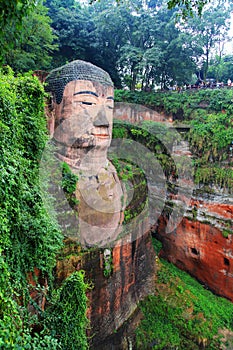 Great buddha in leshan, sichuan, china