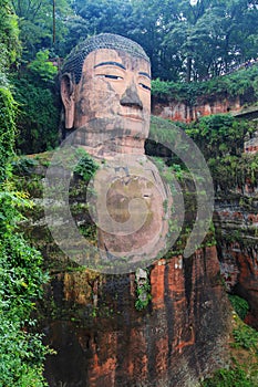 Great buddha in leshan, sichuan, china