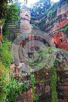 Great buddha in leshan, sichuan, china