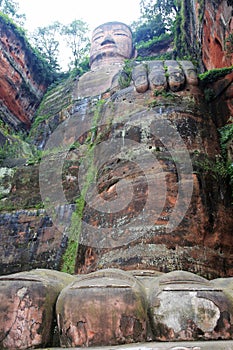 Great buddha in leshan, sichuan, china