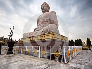 The Great Buddha Statue in Bodhgaya, India