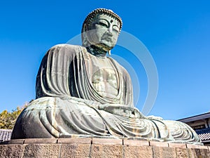 Great Buddha statue Daibutsu at Kamakura